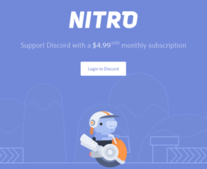 Discord Nitro is an optional paid service for Discord users.
